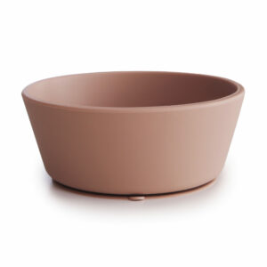 Mushie Siliconen Bowl met Zuignap - Blush