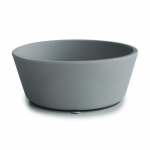 Mushie Siliconen Bowl met Zuignap - Stone