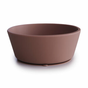 Mushie Siliconen Bowl met Zuignap - Cloudy Mauve
