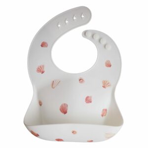 Mushie Siliconen Slab - Sea Shells Ivory