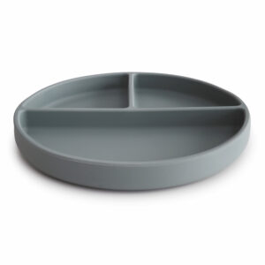 Mushie Siliconen Plate met Zuignap - Stone