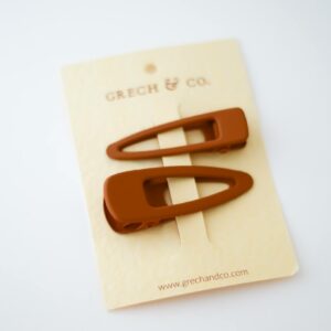 Grech & Co matte clips set van 2 - Spice