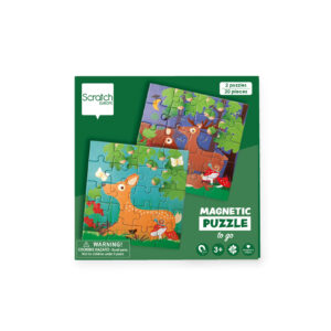 Scratch - Magnetische Puzzelboek To Go - Bosdieren
