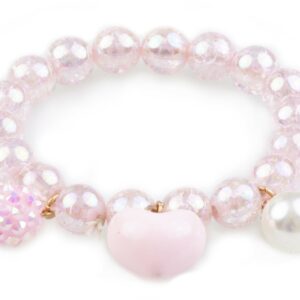 Great Pretenders - Pink Heart Bobble Bracelet