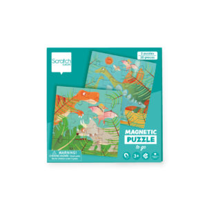 Scratch - Magnetische Puzzelboek To Go - Dinosaurus