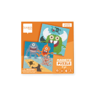 Scratch - Magnetische Puzzelboek To Go - Monster
