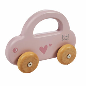 Label Label - Kleine auto - Roos