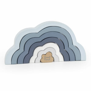Label Label - Rainbow Puzzle Cloud - Blue