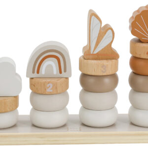 Label Label – Little Stacking Rings Nougat